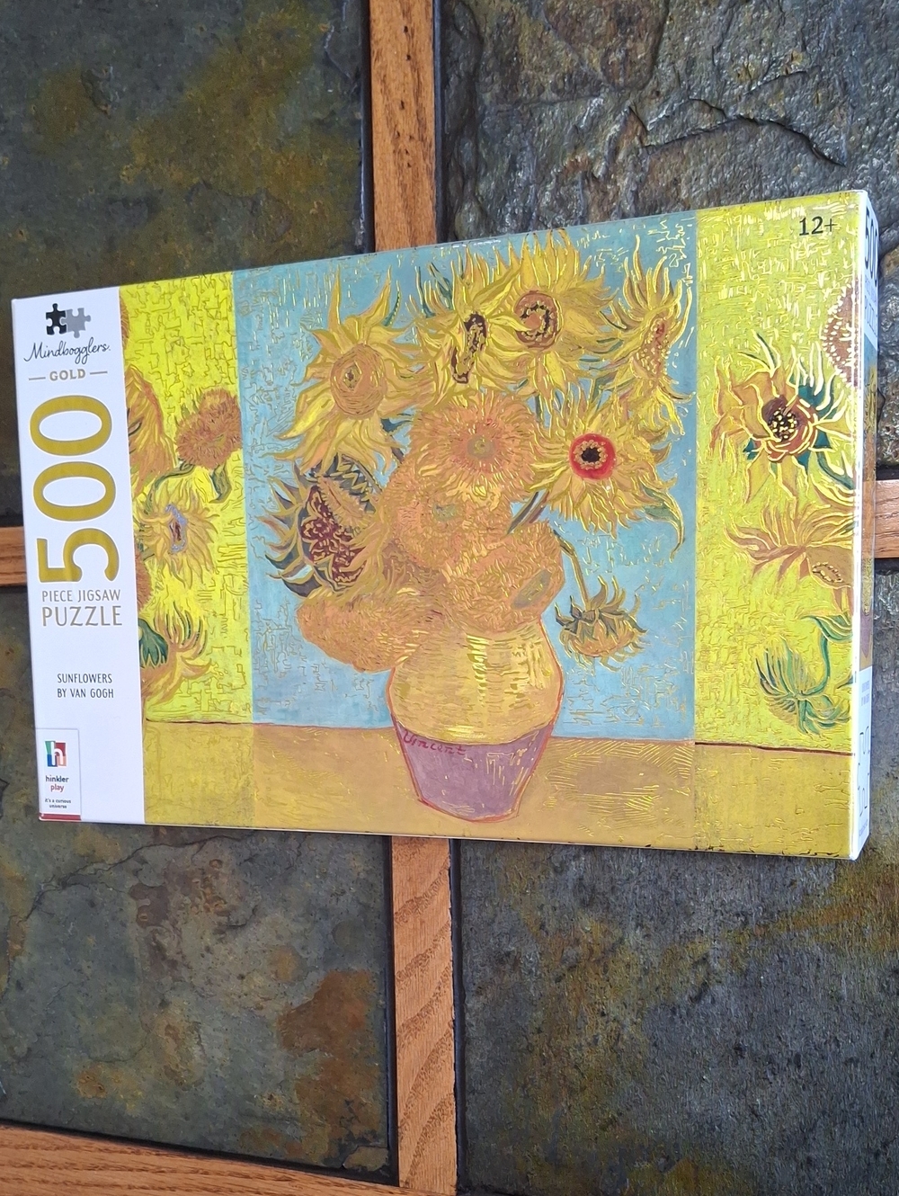 Gold Sunflowers Puzzle 500 Piece